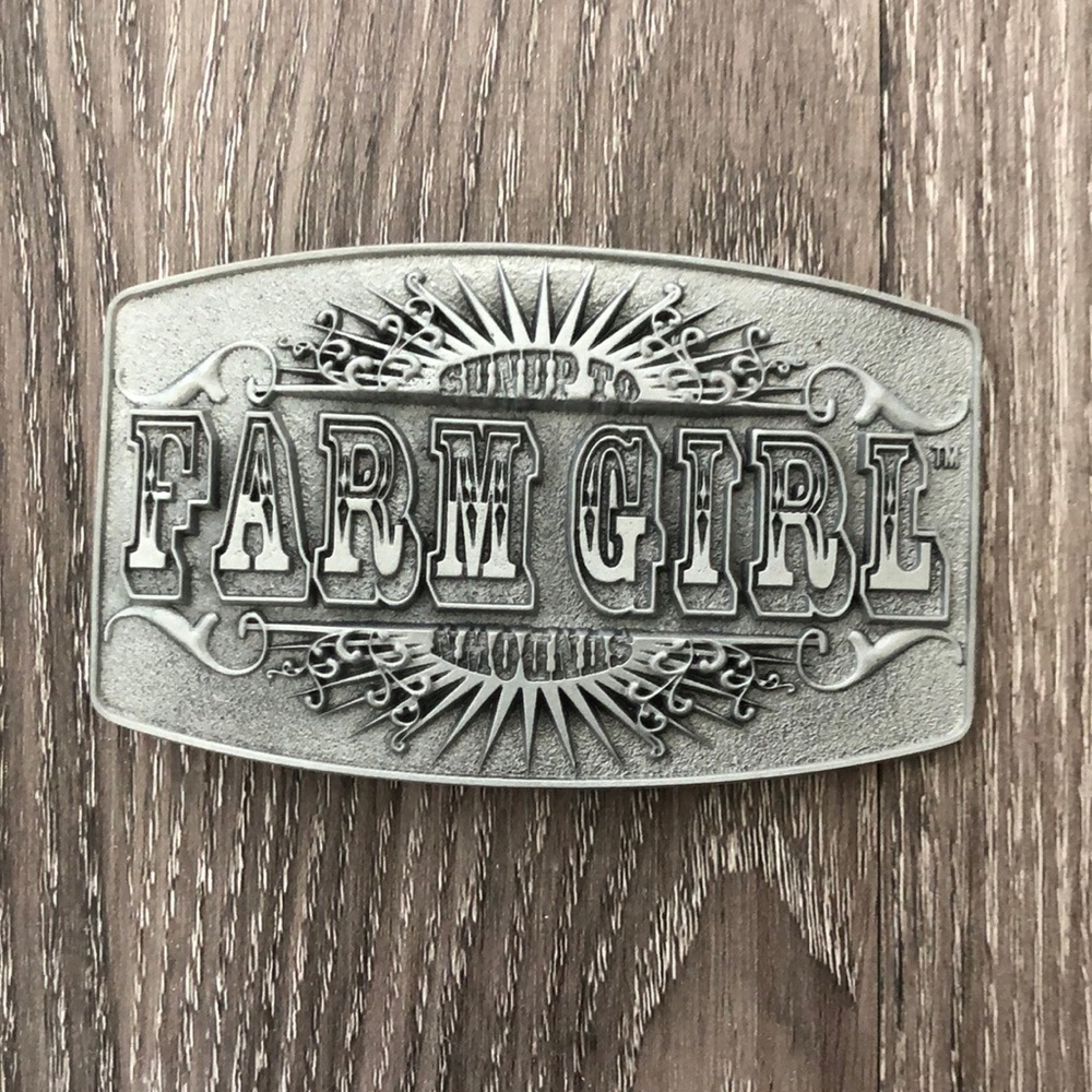 Farm girl Belt buckle